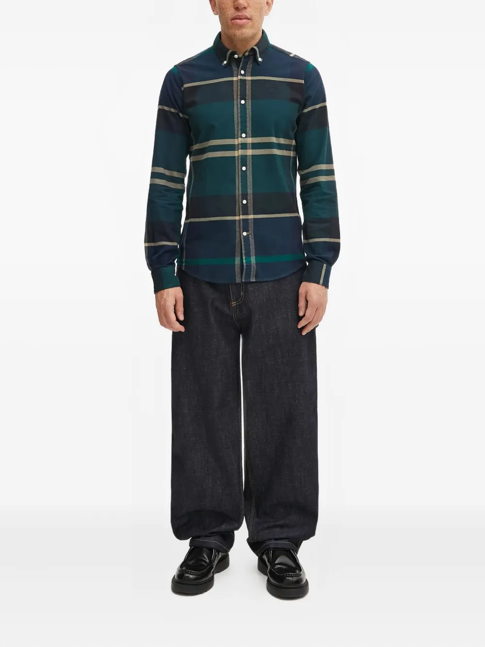 Barbour Iceloch overhemd met tartan ruit - Groen