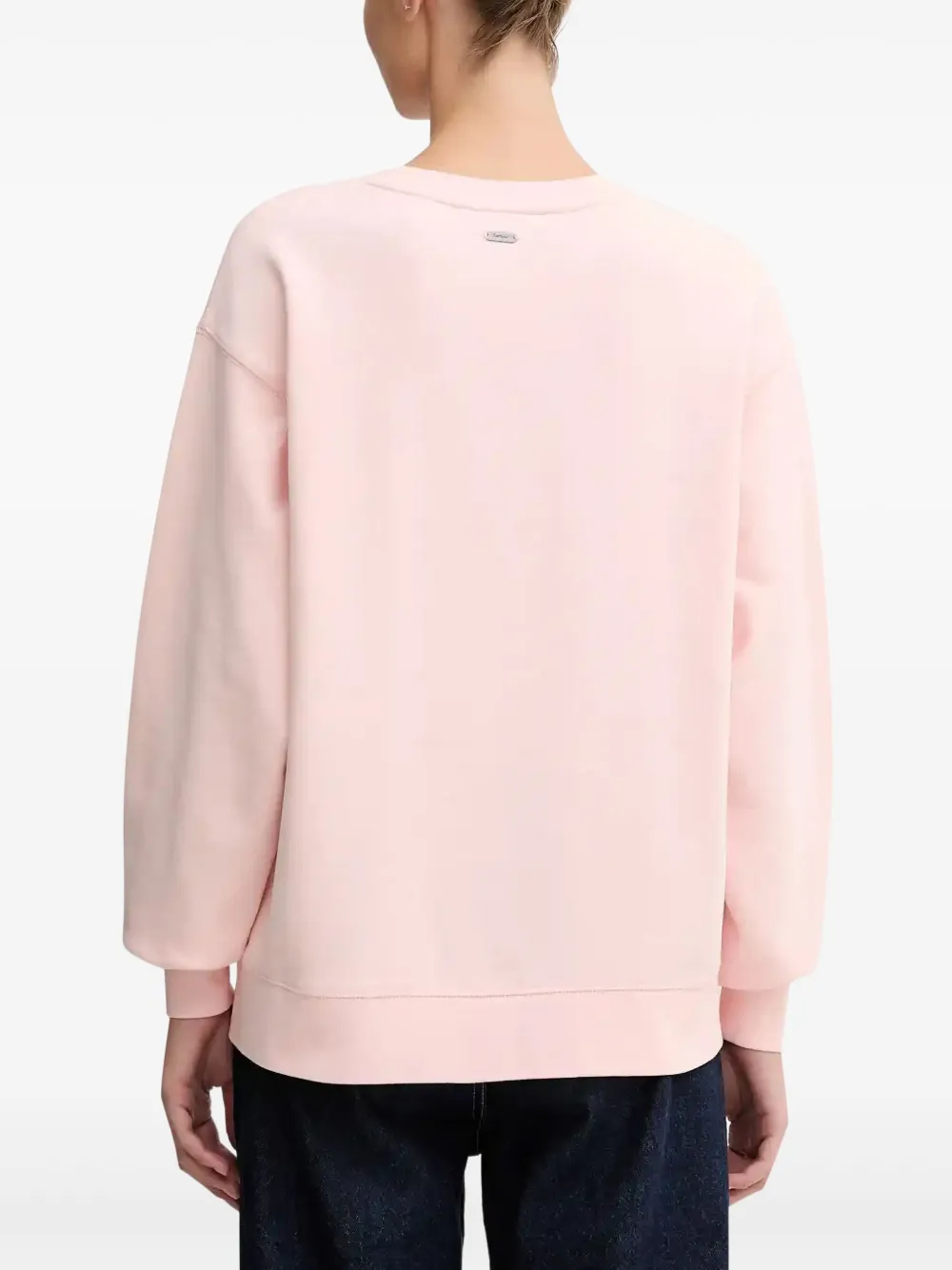 Barbour Northumberland sweater met geborduurd logo Roze