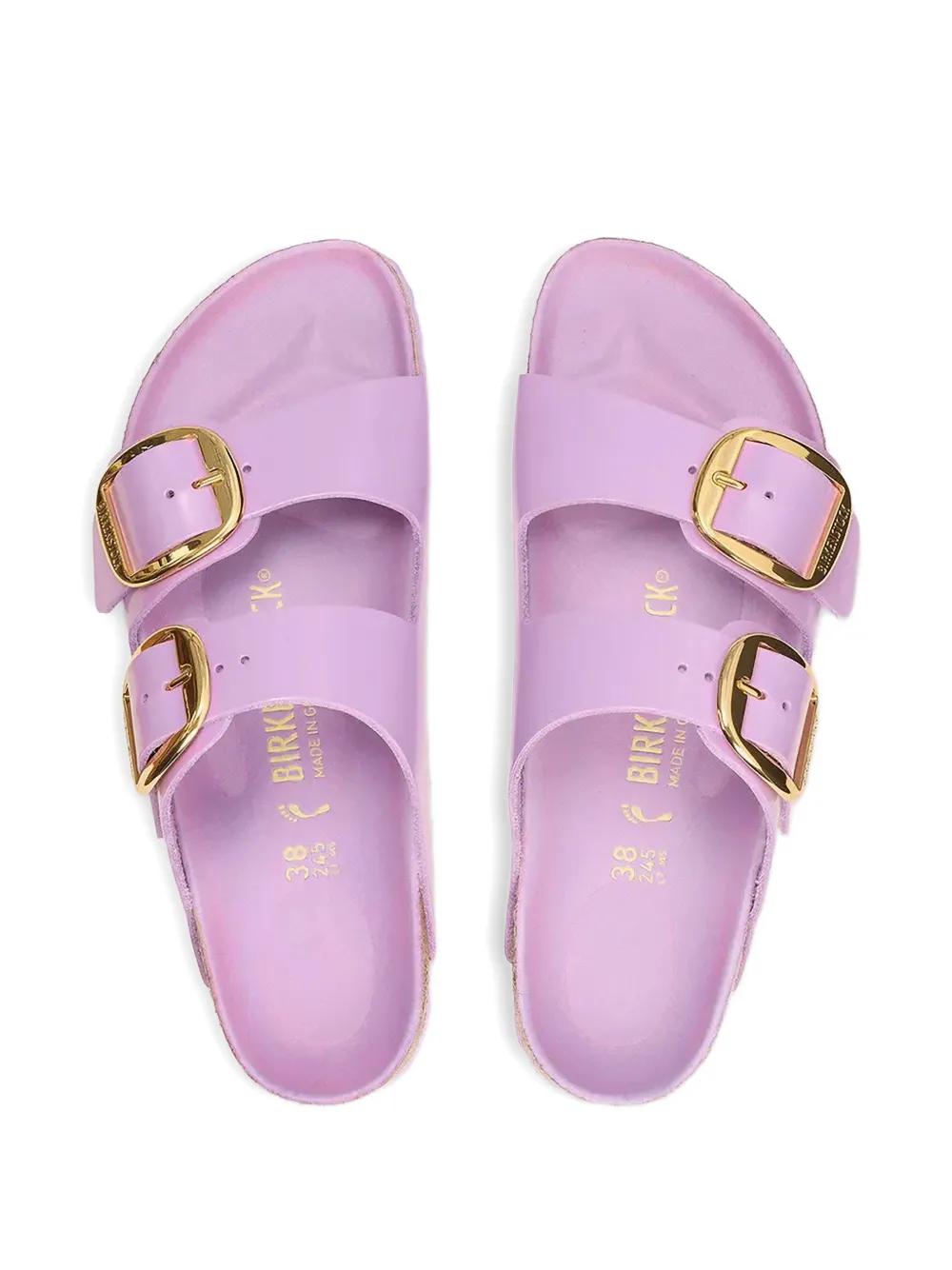 Birkenstock Arizona sandalen met gesp Roze