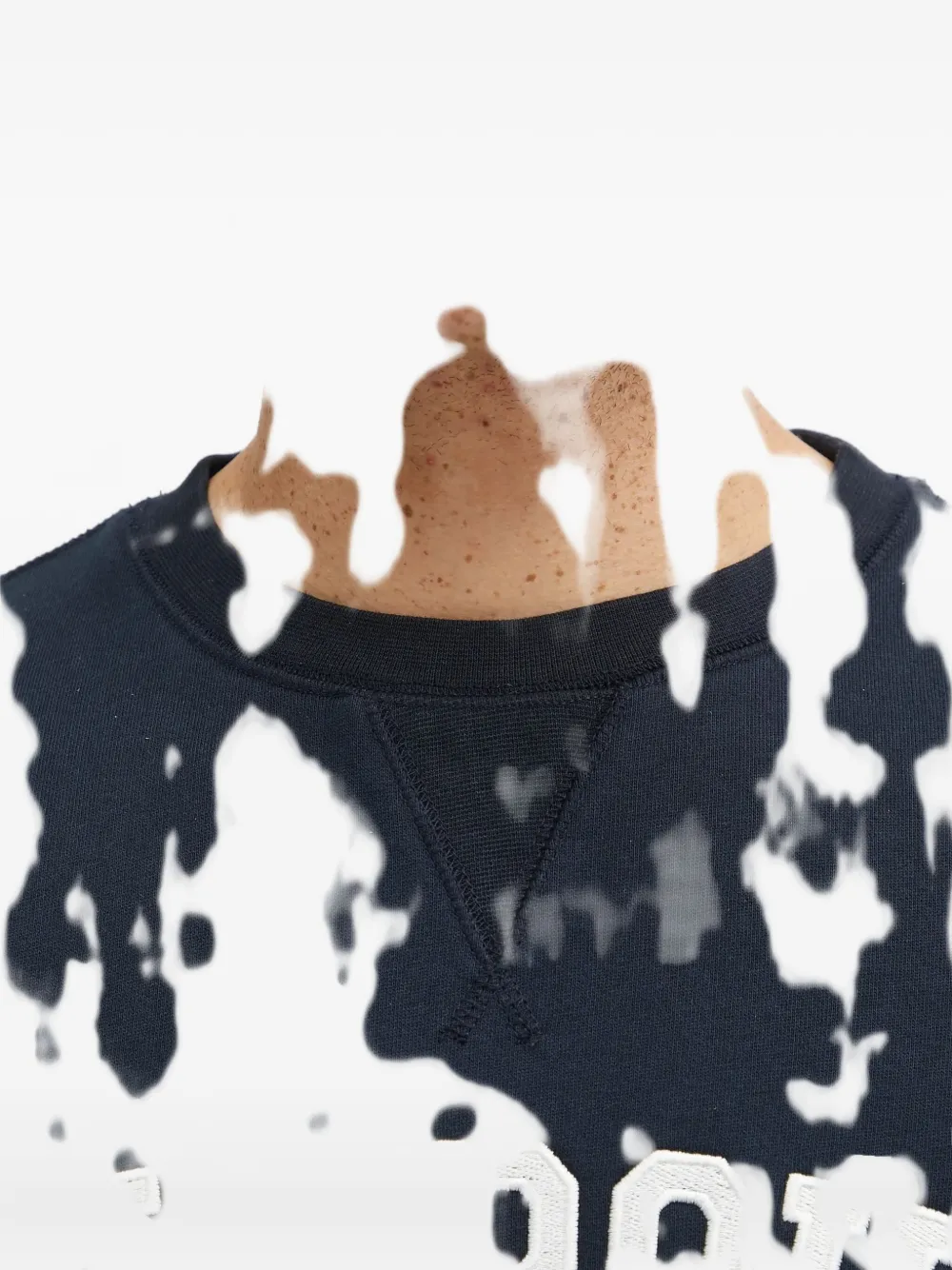 Barbour Northumberland Logo Crew-neck Sweatshirt In Blue