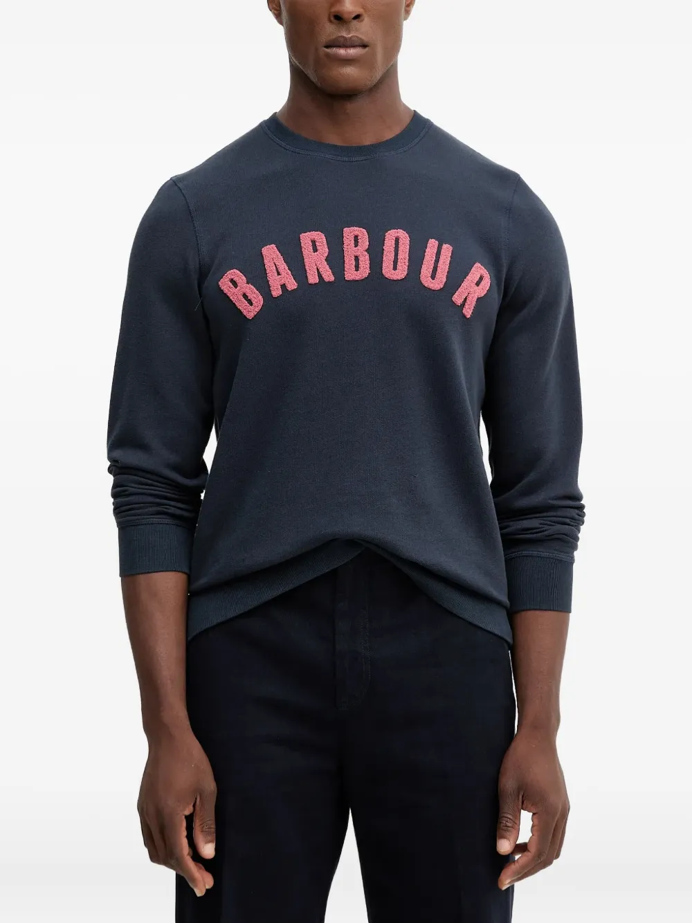 Barbour sudadera Prep con cuello redondo | azul | Image 1