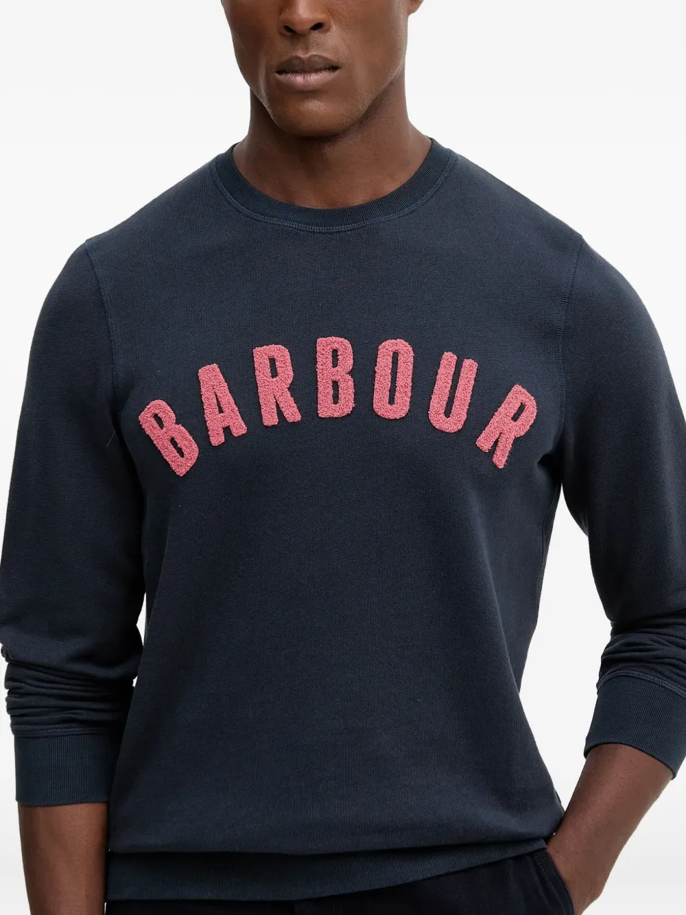 Barbour Prep Crew-neck Sweatshirt In Blue