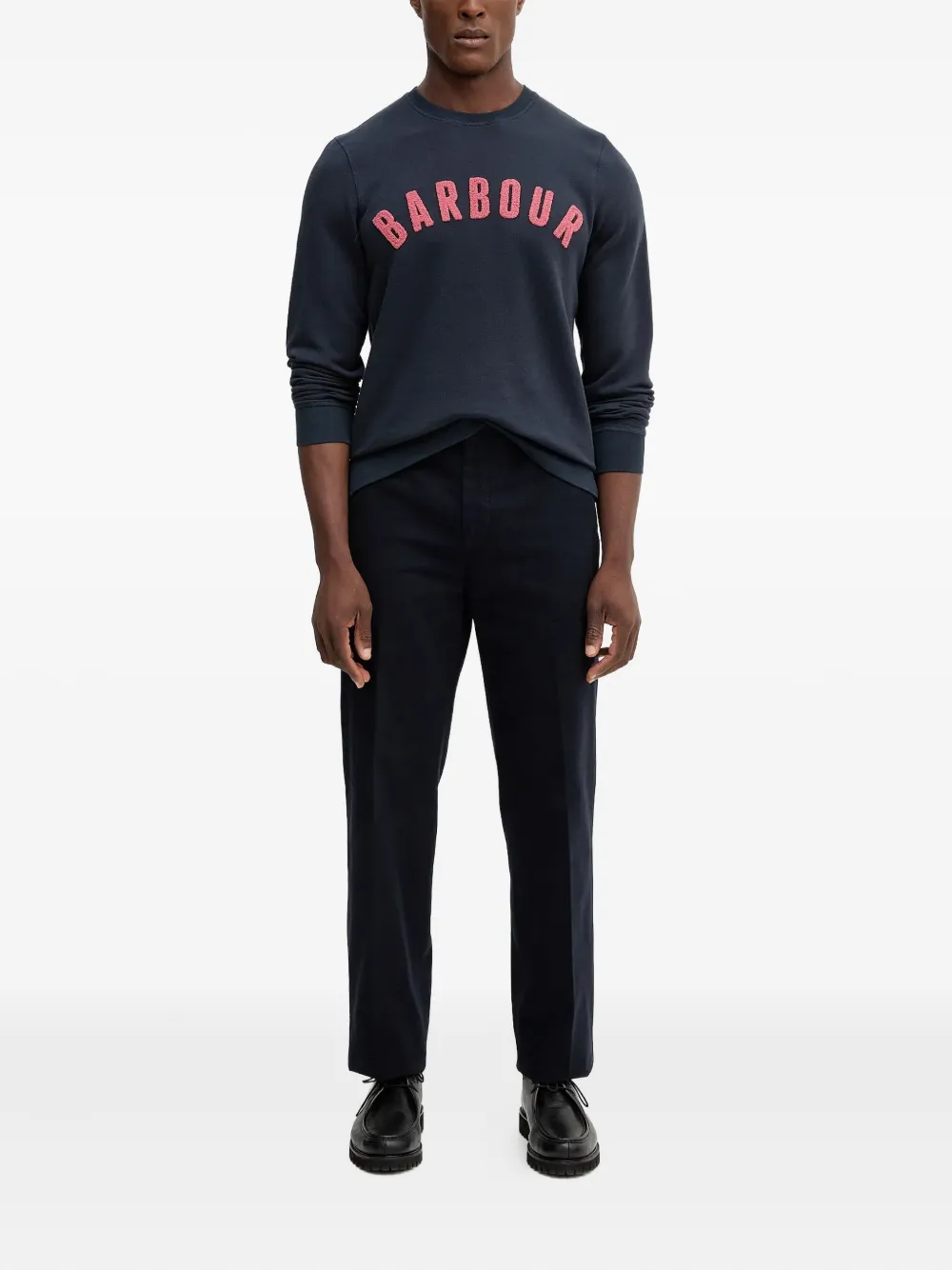 Barbour Prep sweater met ronde hals - Blauw