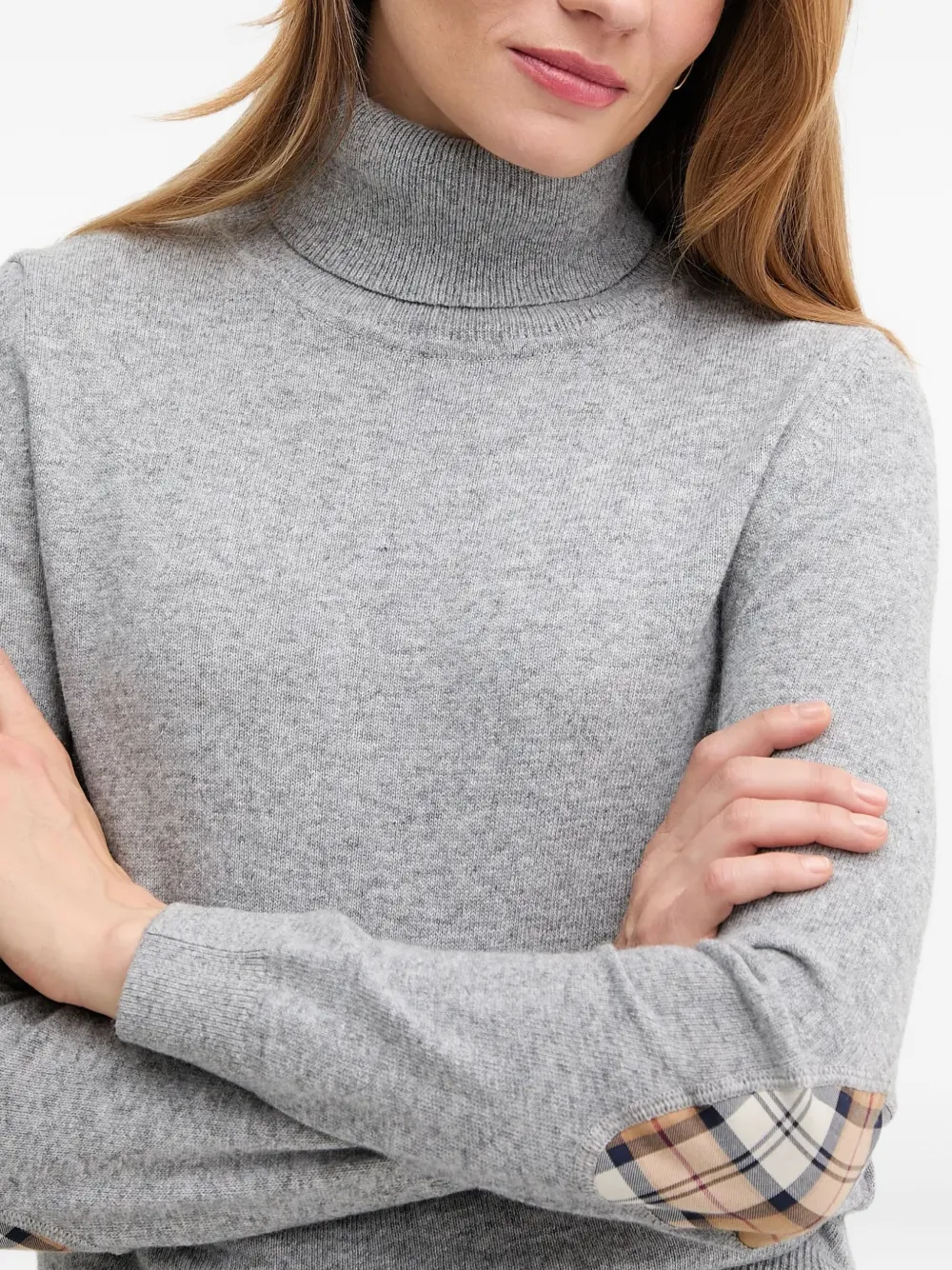 Barbour Pendle Roll-neck Sweater In Gray