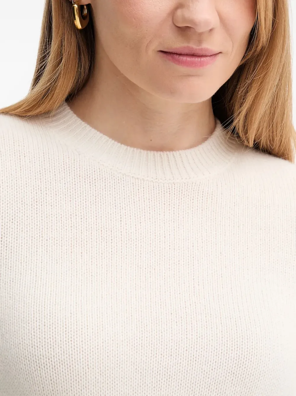 Barbour Woodhouse Logo-plaque Sweater In White