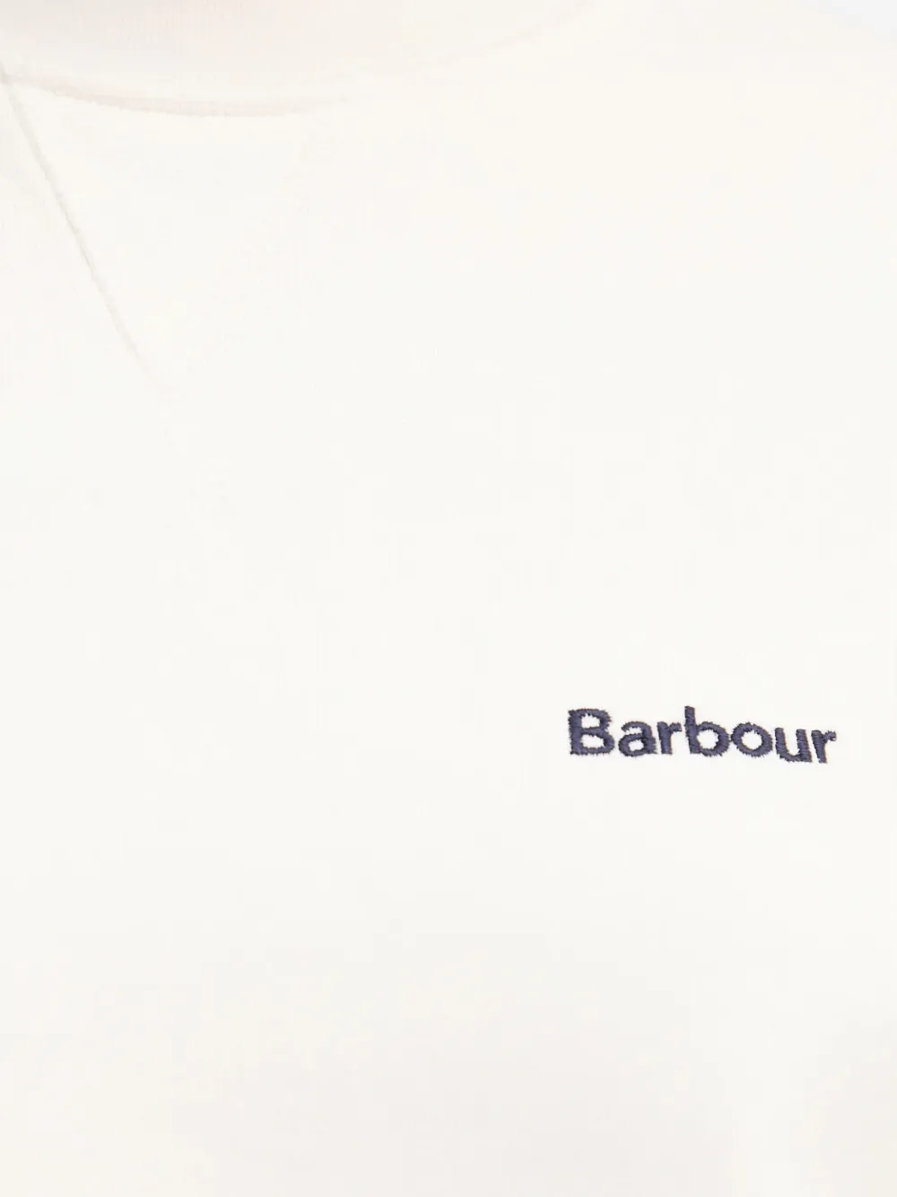 Barbour Bede sweater met ronde hals en logo Beige