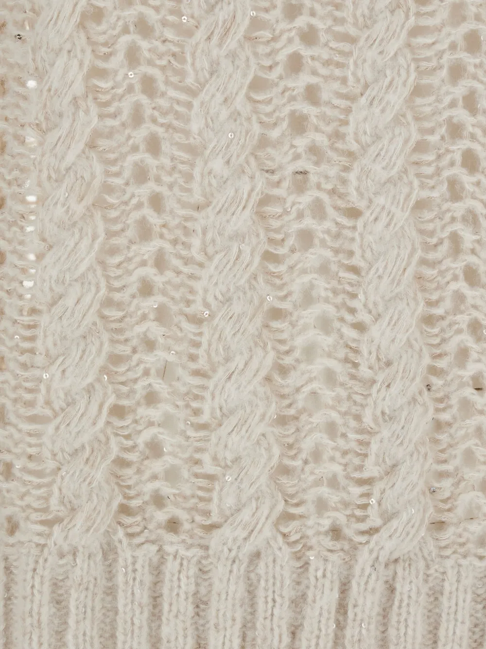 Antonelli Faustina kabelgebreid gilet Beige