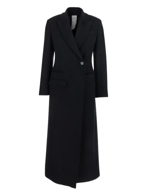 RAME single-button wrap coat