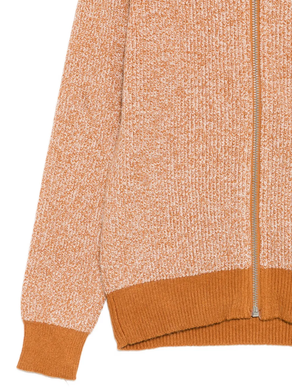 Trussardi Junior High-neck Zip-up Cardigan In Multi