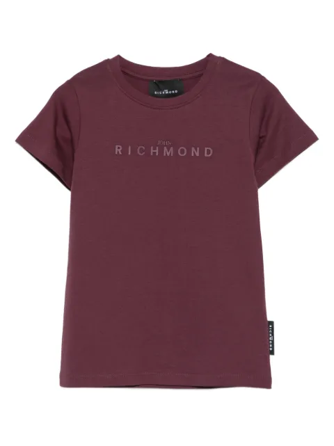 John Richmond Junior logo-embroidered T-shirt
