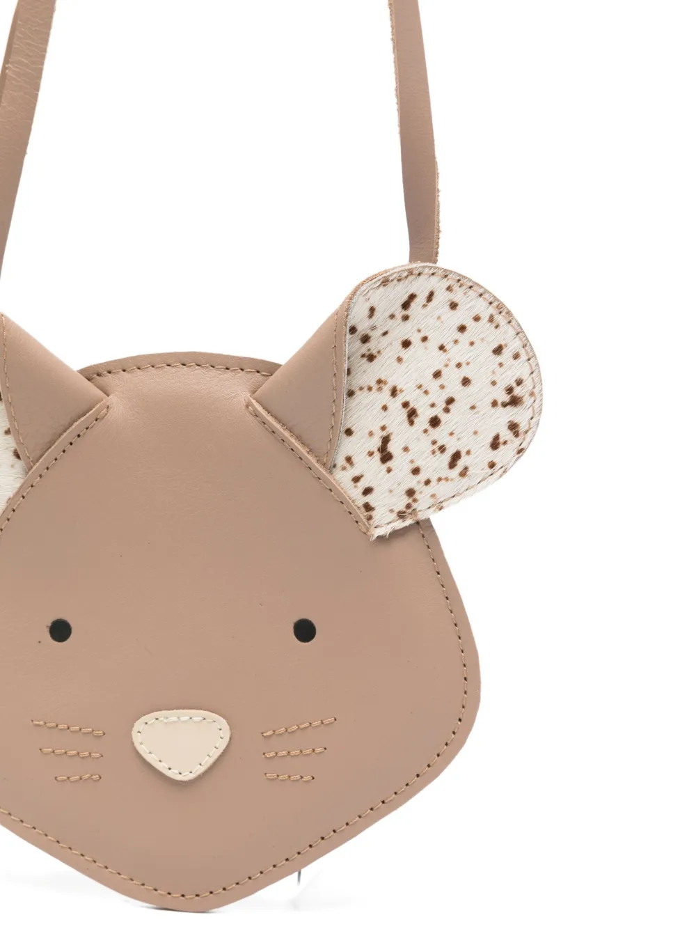 Donsje Mouse-shaped Shoulder Bag In Brown