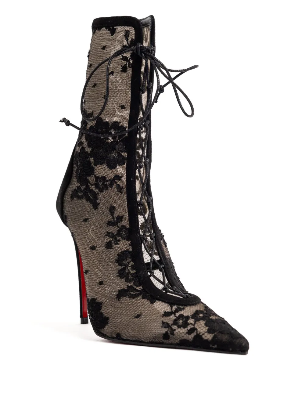 Christian Louboutin 100mm Km Lace boots | Ankle Boots | Image 2