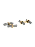 Van Cleef & Arpels Vintage yellow gold and haematite cufflinks