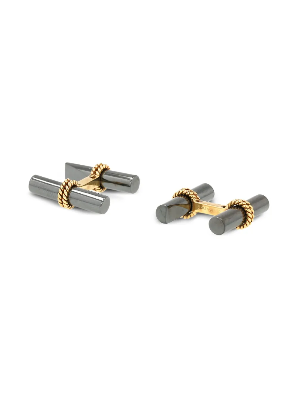 Van Cleef & Arpels Vintage yellow gold and haematite cufflinks | Image 2