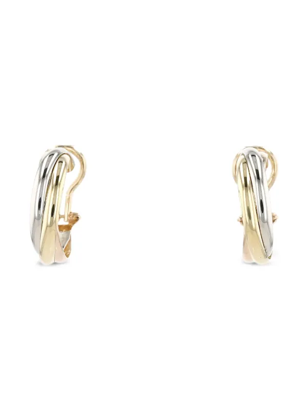 Cartier Pendientes Trinity En Oro 1980 Plateado FARFETCH ES