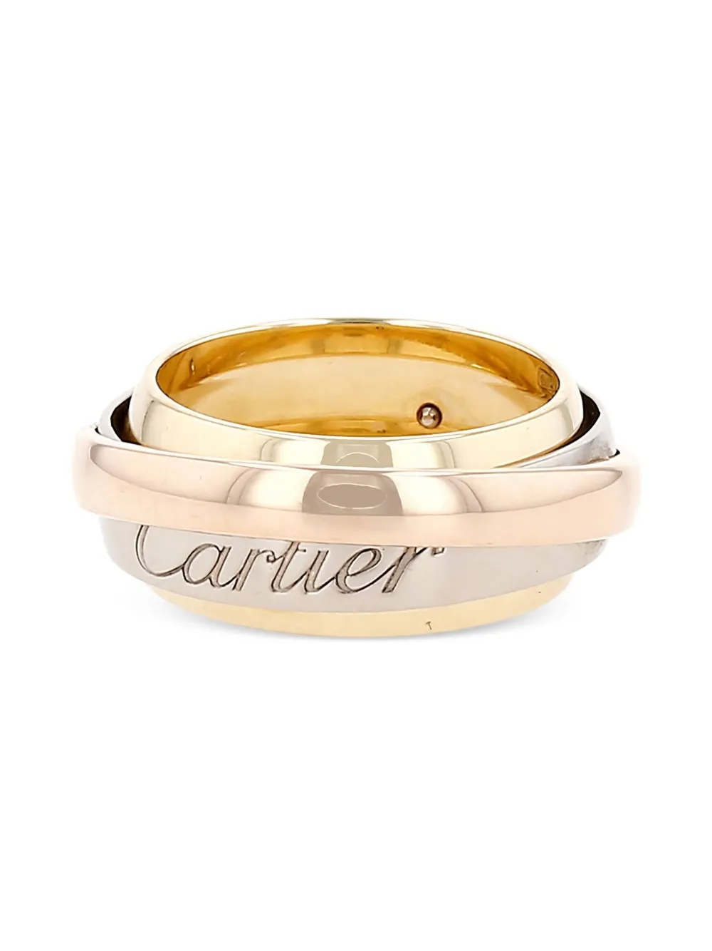 Cartier yellow gold Trinity rose gold and white gold three-band ring | Women | Image 2