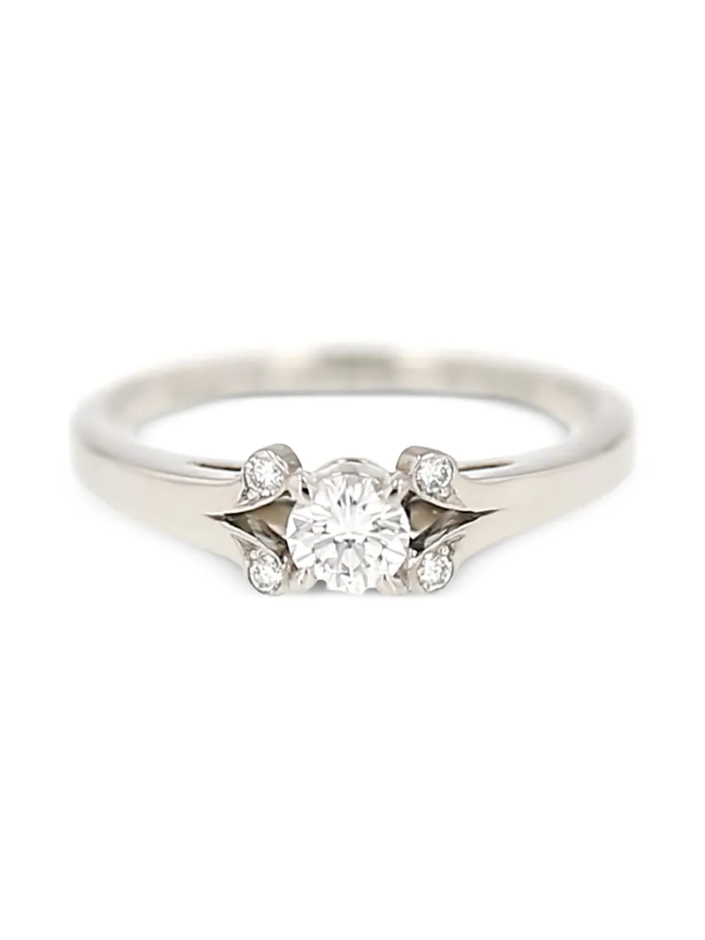 Cartier anillo Ballerine en platino con diamante 2000 | plateado | Image 1