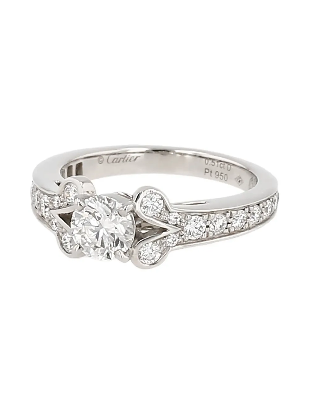 Cartier 2020s platinum Ballerine diamond ring | Image 2