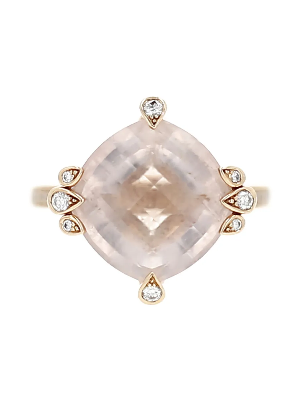Cartier 2000s rose gold Inde Mystérieuse diamond and quartz ring | Gold | Image 1