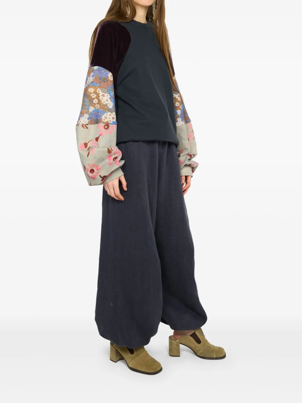 Anntian pleated hemp trousers | Wide-Leg Pants | Image 2