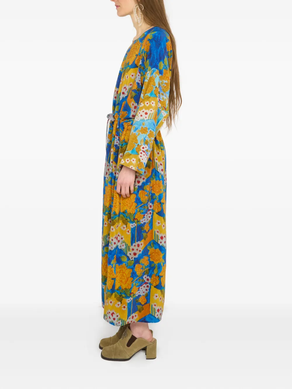 Anntian floral-print drawstring midi dress | Day Dresses | Image 2