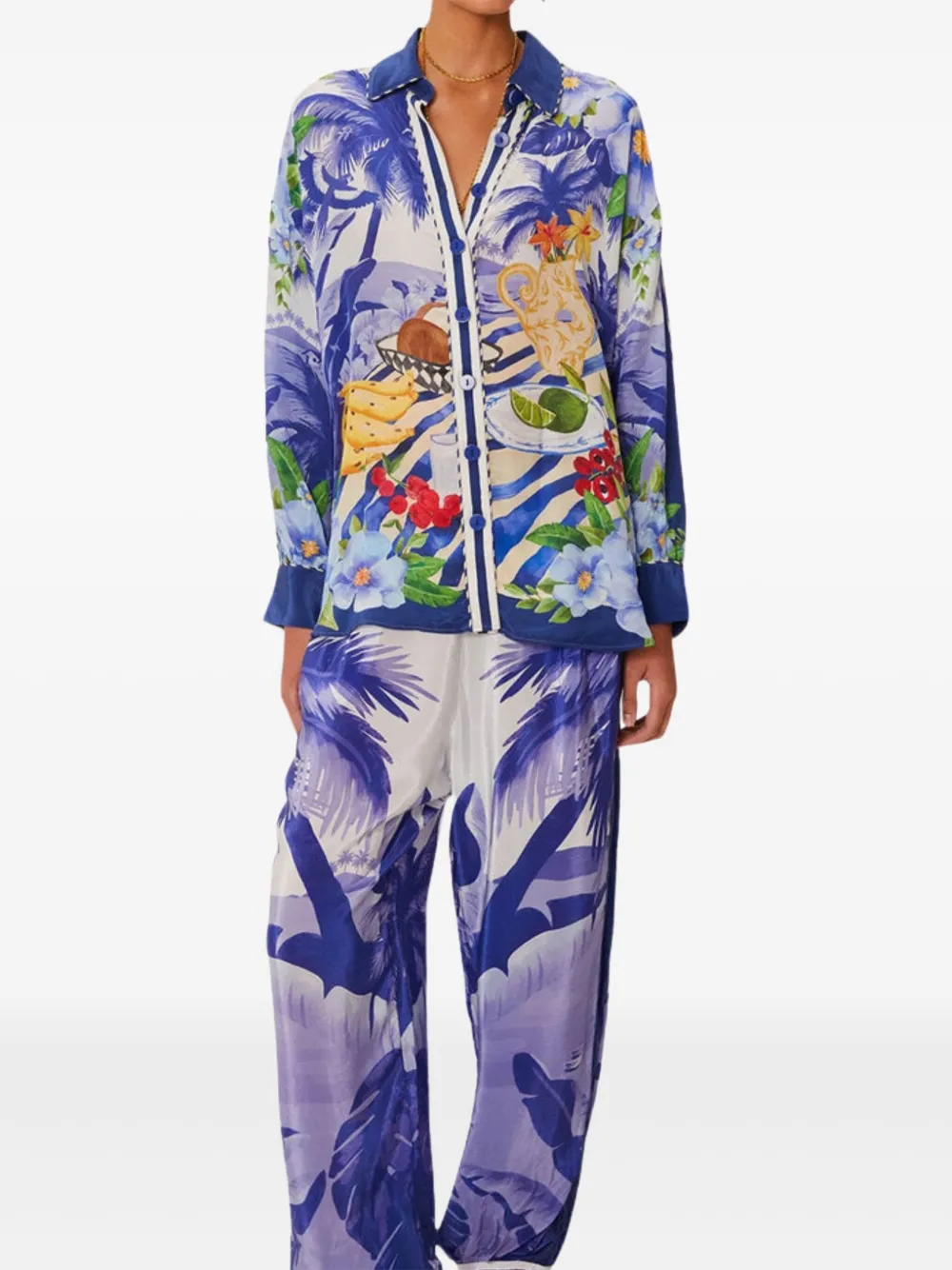 FARM Rio Fresh Table pyjamabroek Paars