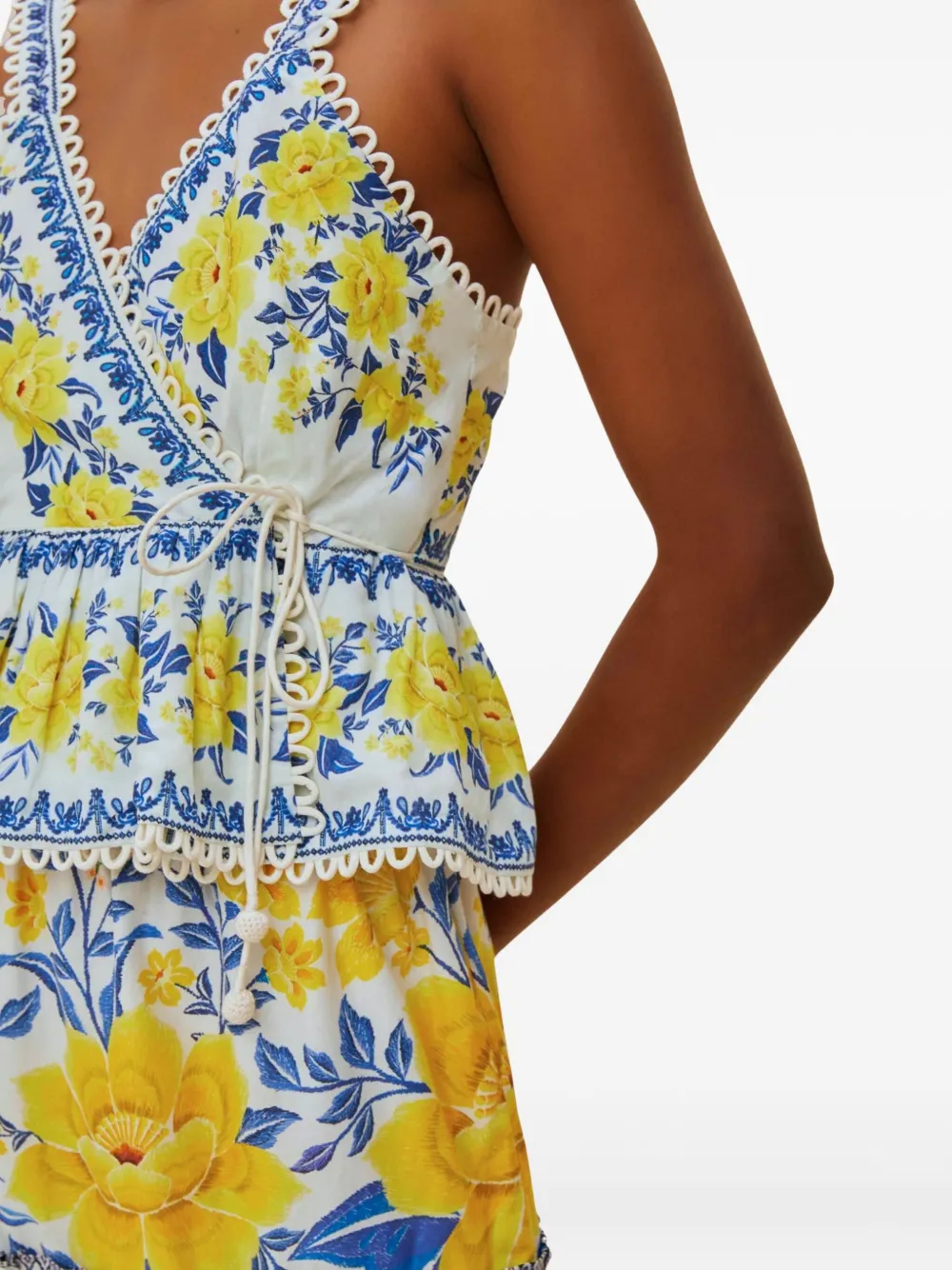 FARM Rio Shirt met bloemenprint Wit