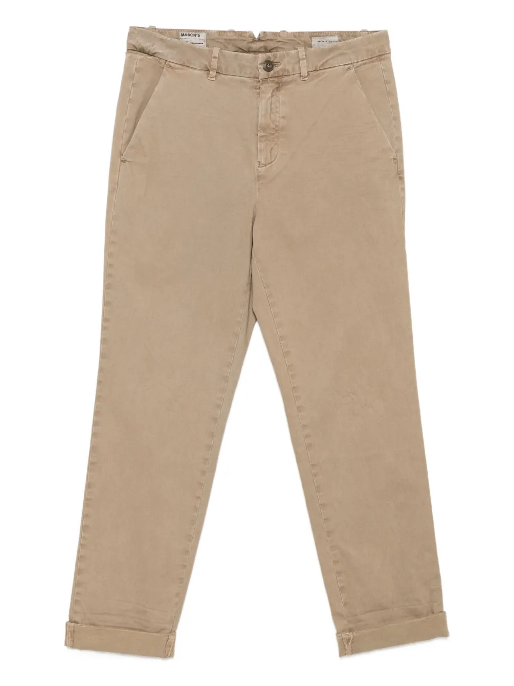 Mason's turn-up chino trousers | Neutrals | Image 1