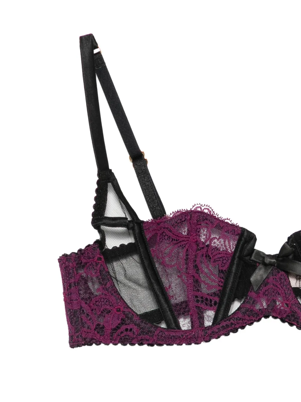 Agent Provocateur Rozlyn bh met afwerking van kant Zwart