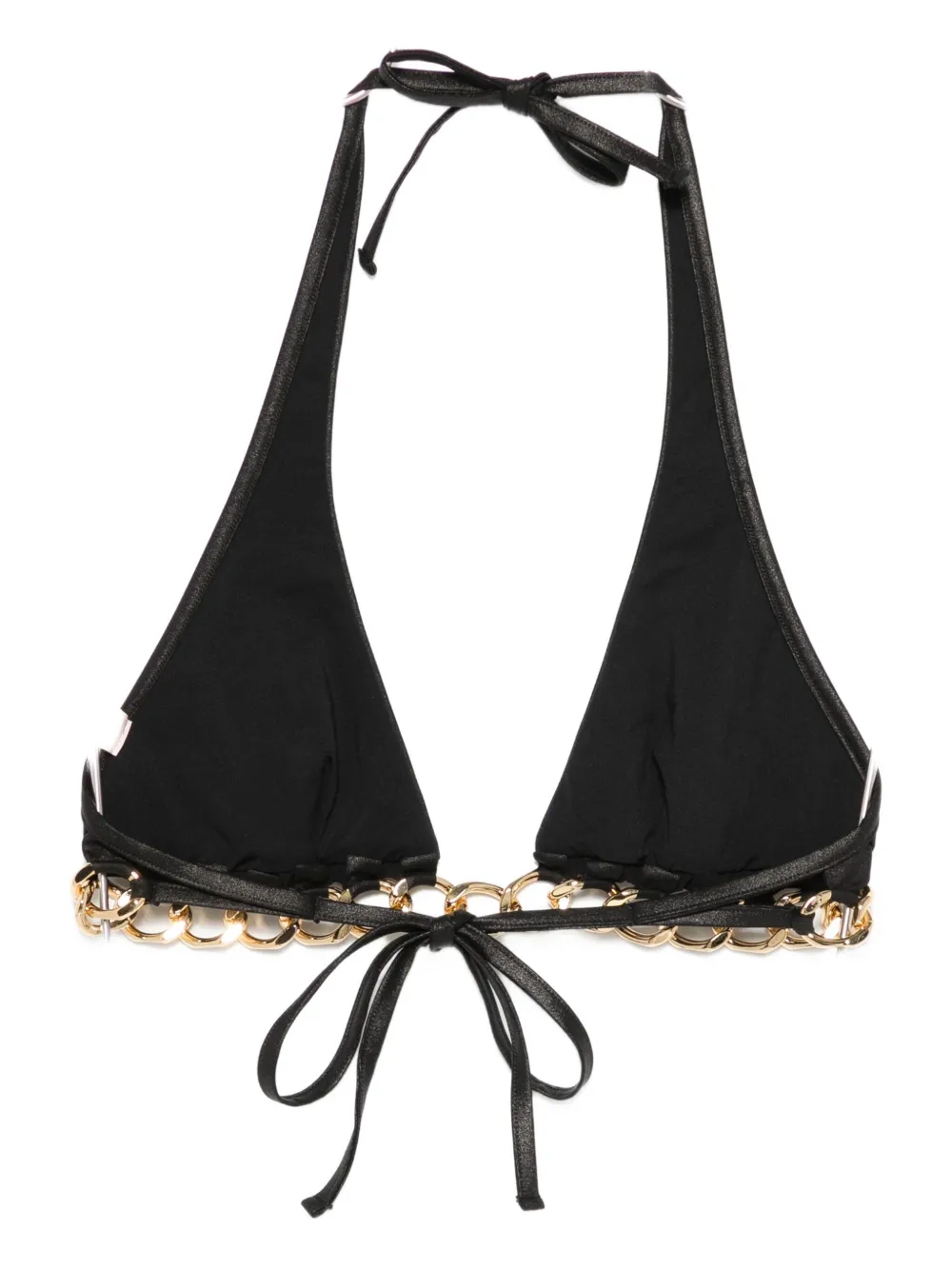 Agent Provocateur Chain-embellished Bikini Top In Black