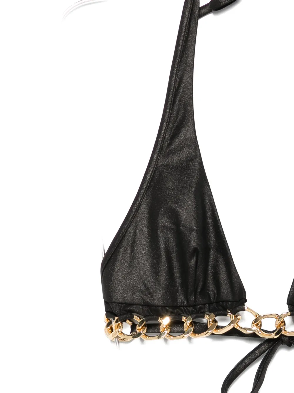 Agent Provocateur Chain-embellished Bikini Top In Black