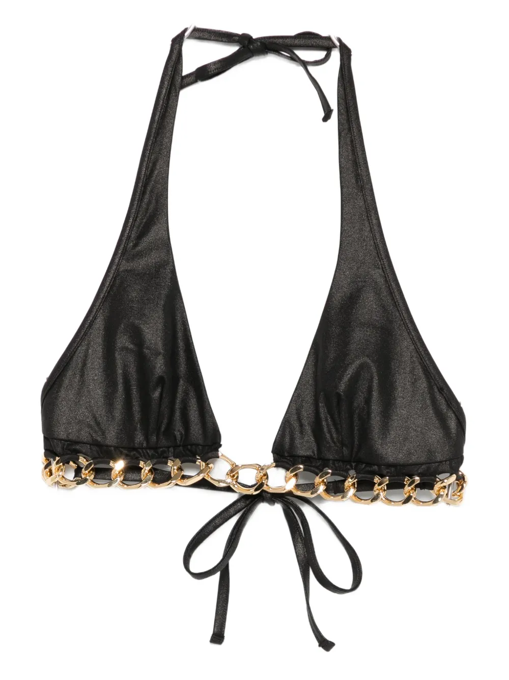 Agent Provocateur Chain-embellished Bikini Top In Black