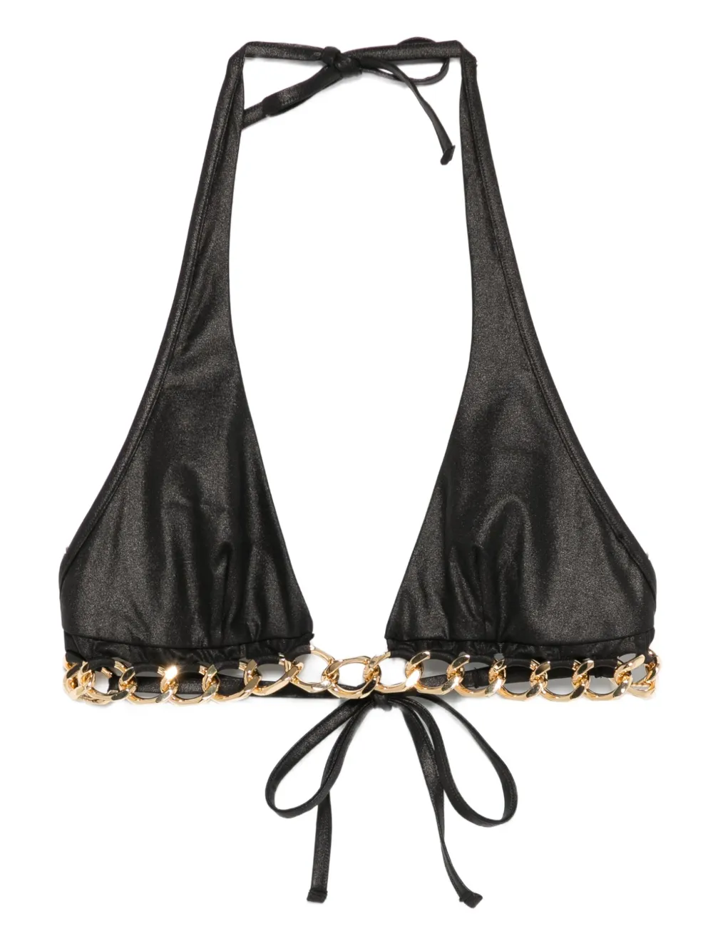 Agent Provocateur chain-embellished bikini top | Black | Image 1