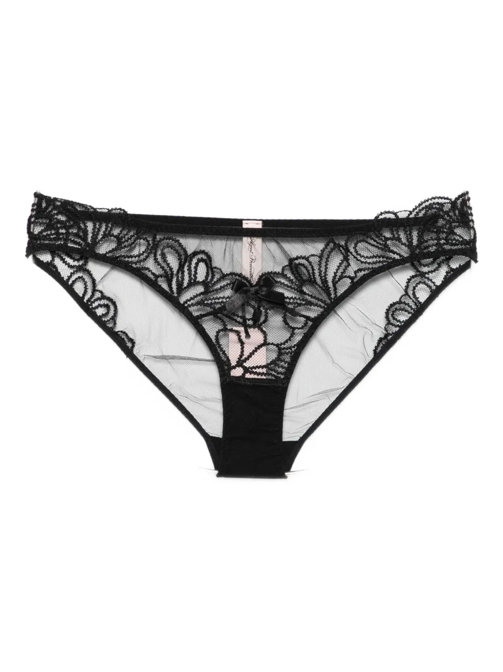 Agent Provocateur Nelle Floral-lace Briefs In Black