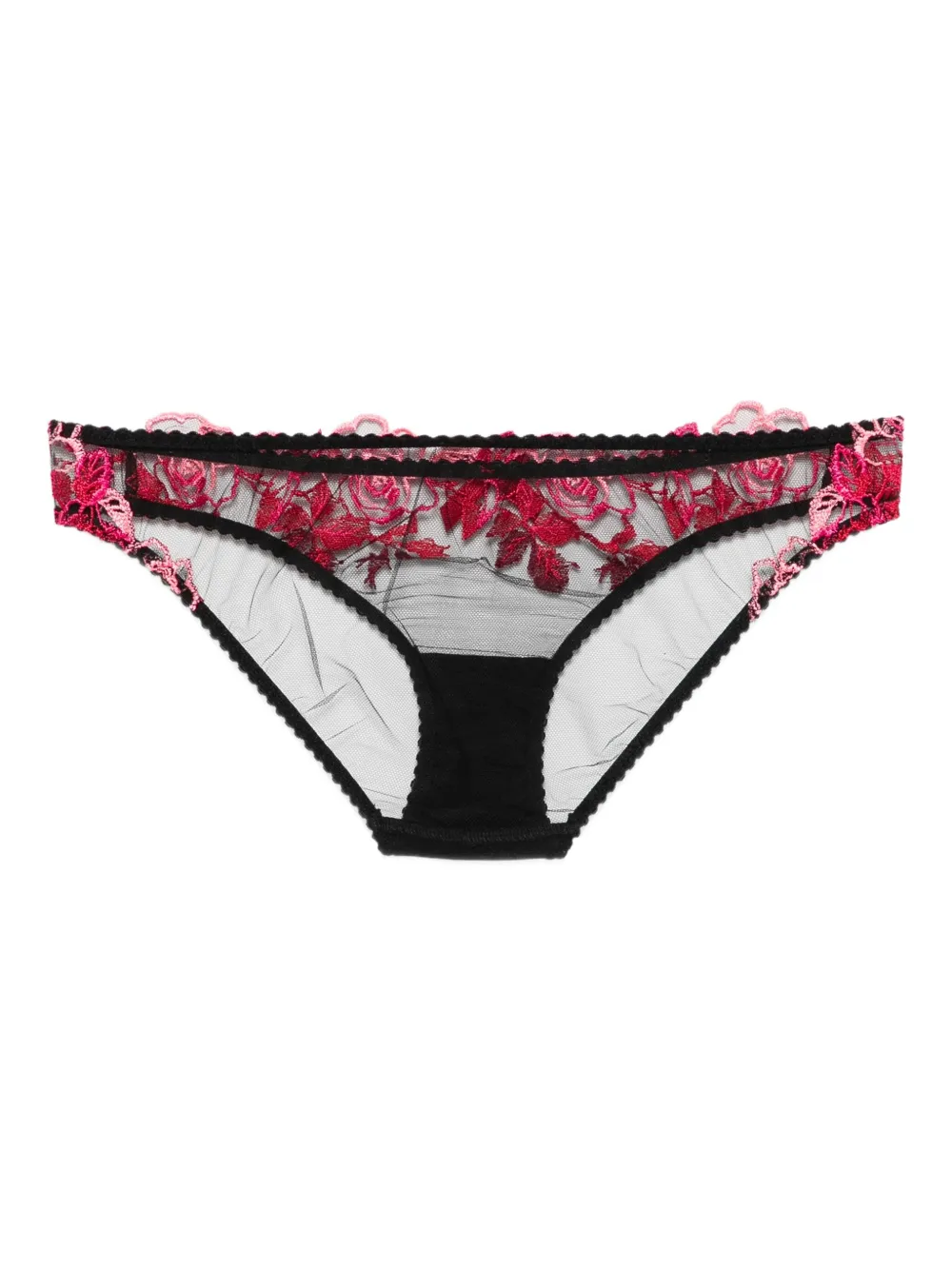 Agent Provocateur Callypso rose-embroidered briefs | Image 2