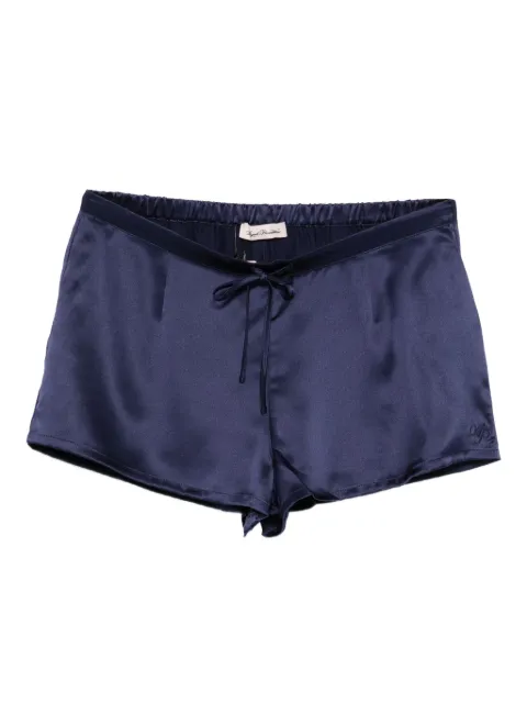 Agent Provocateur drawstring silk shorts