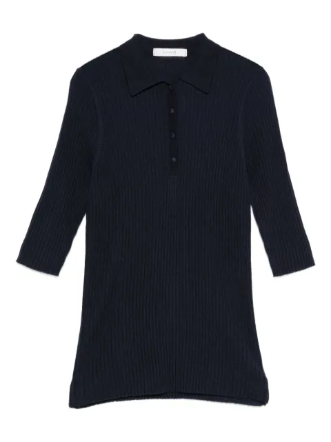 Kristensen Du Nord ribbed polo-neck T-shirt