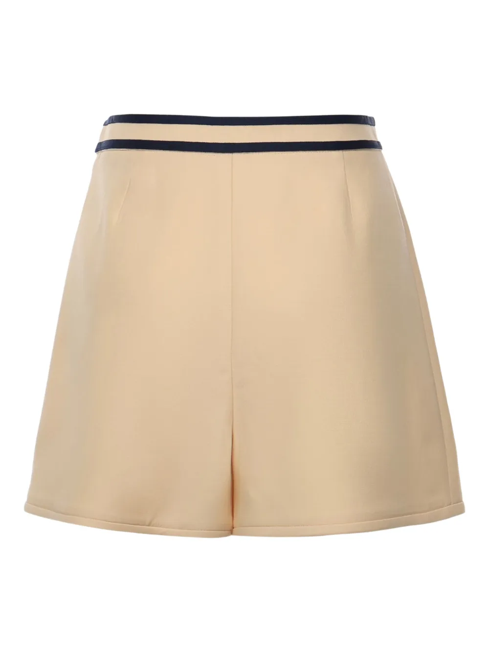Valentino Garavani V-detail waistband shorts - Beige