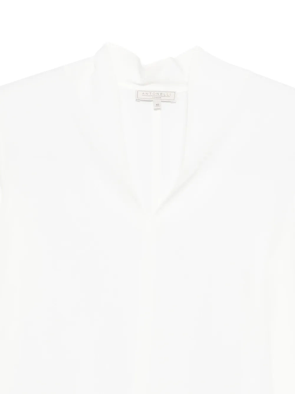 Antonelli Blouse met V-hals Wit