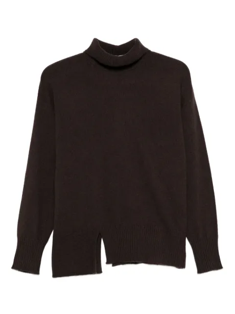 Antonelli roll-neck side-slit sweater
