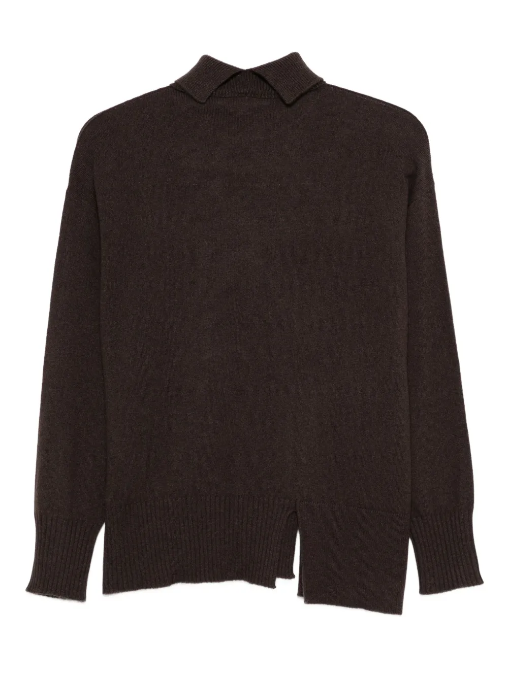 Antonelli roll-neck side-slit sweater | Knitted Sweaters | Image 2