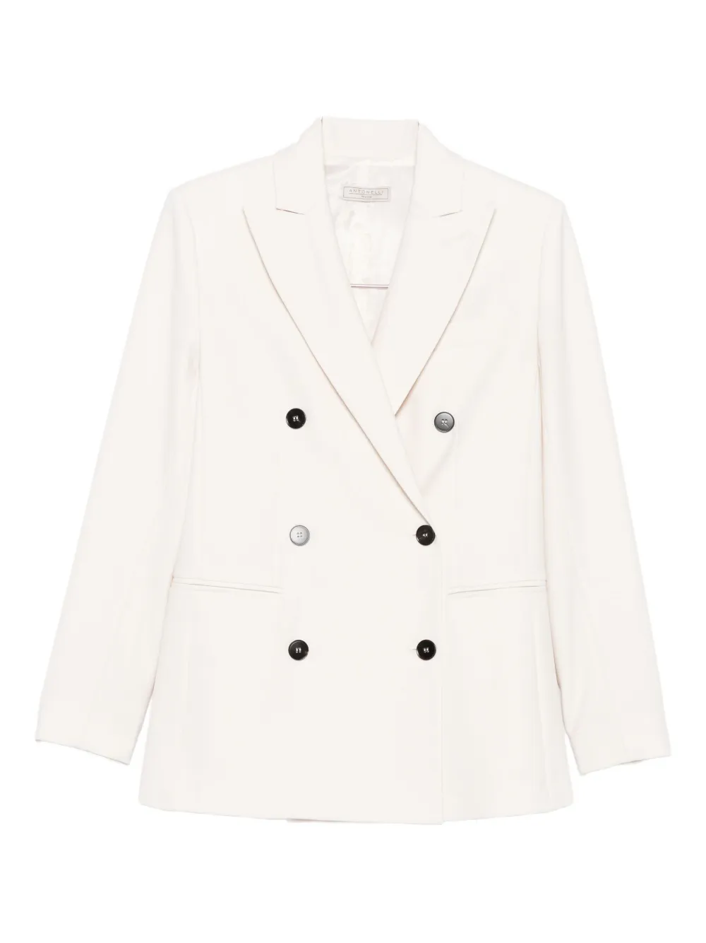Antonelli Double-breasted Blazer In White