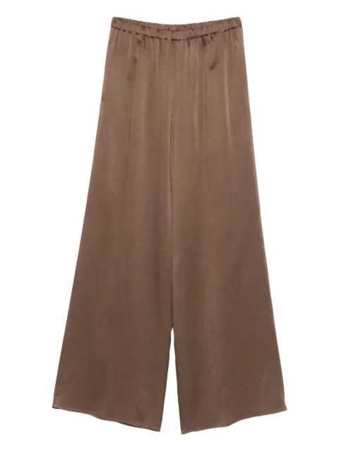 Antonelli elasticated-waist satin trousers