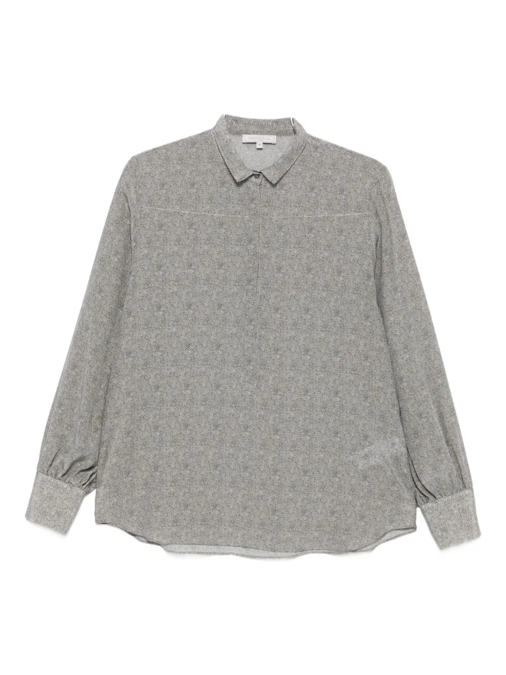Antonelli herringbone shirt | Grey | Image 1