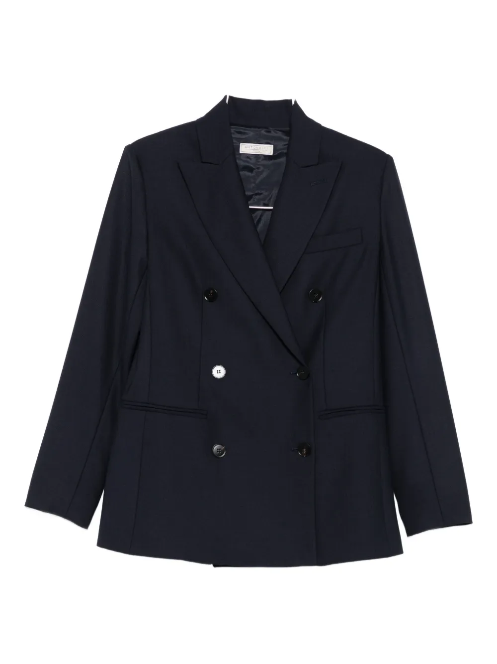 Antonelli Double-breasted Jacket In Blue