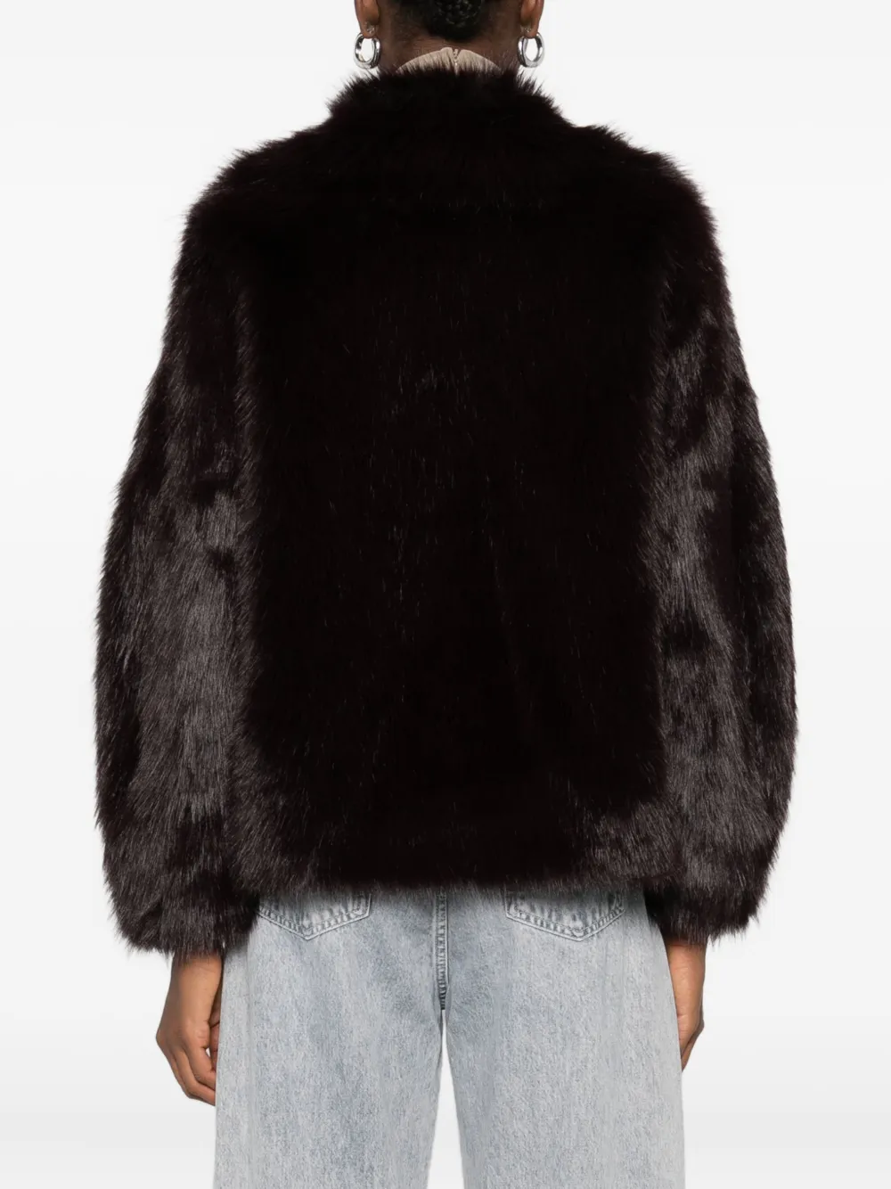 Betta Corradi Notched-lapel Jacket In Brown