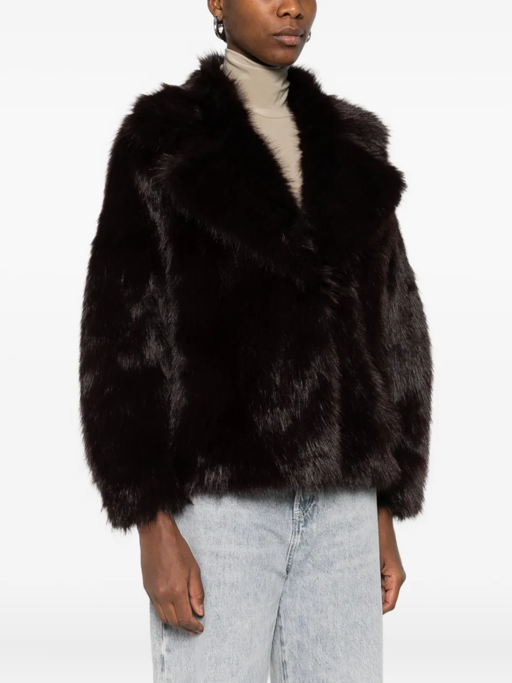 Betta Corradi Notched-lapel Jacket In Brown