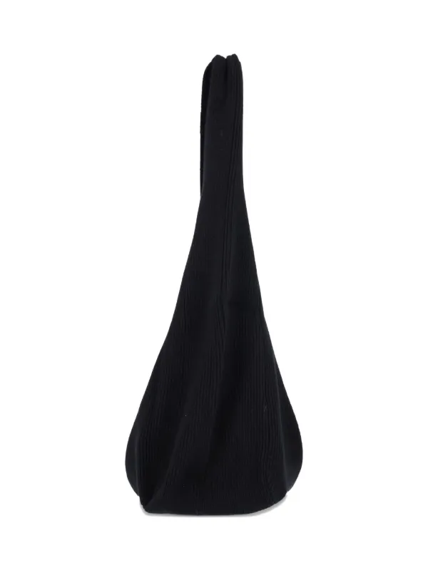 Aya Muse Sol ribbed-knit Shoulder Bag | Black | FARFETCH HK