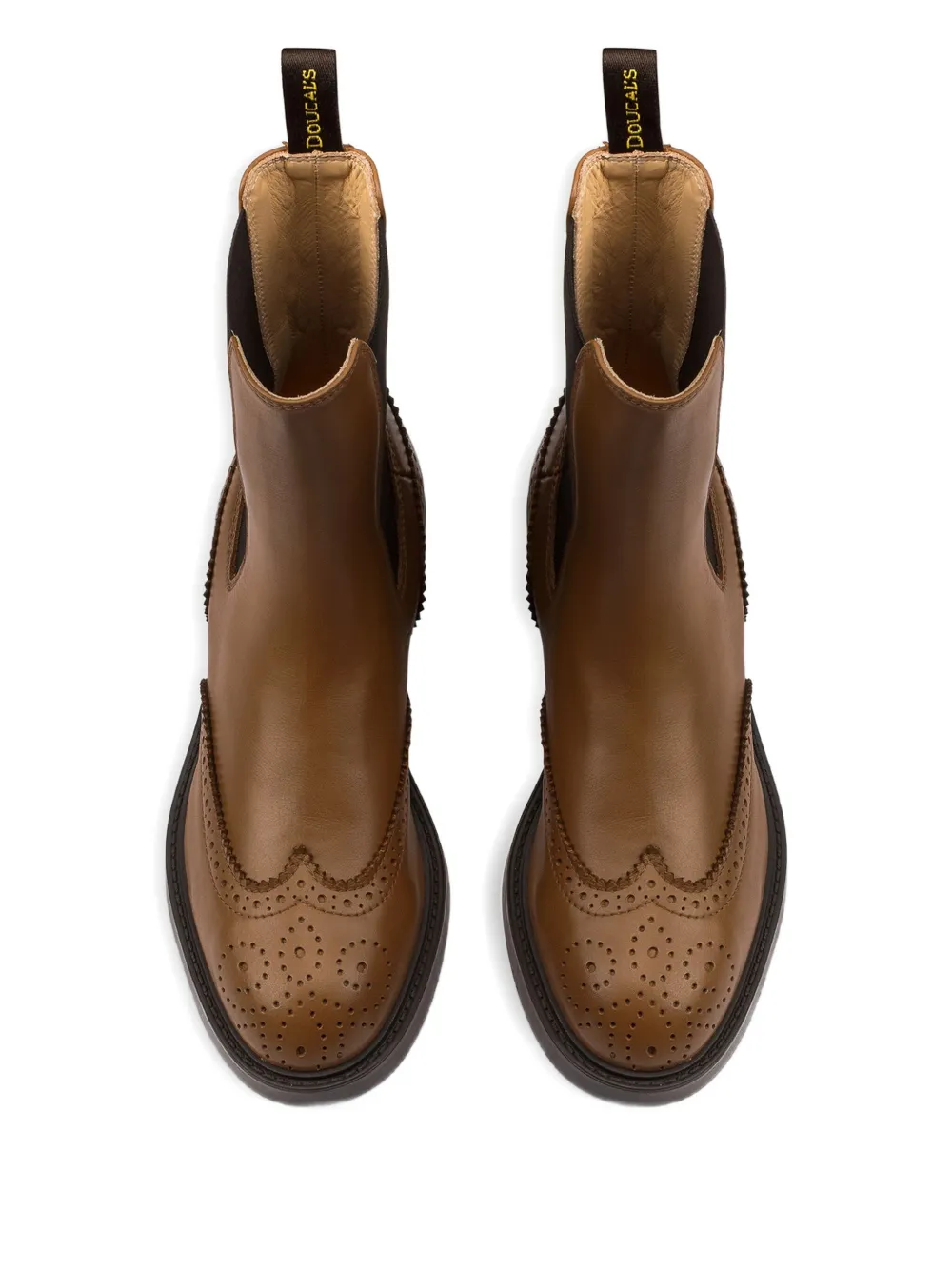 Doucal's Leren Chelsea laarzen Bruin