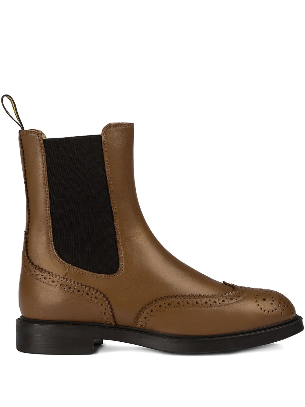 Doucal's Leather Chelsea Boots In Brown